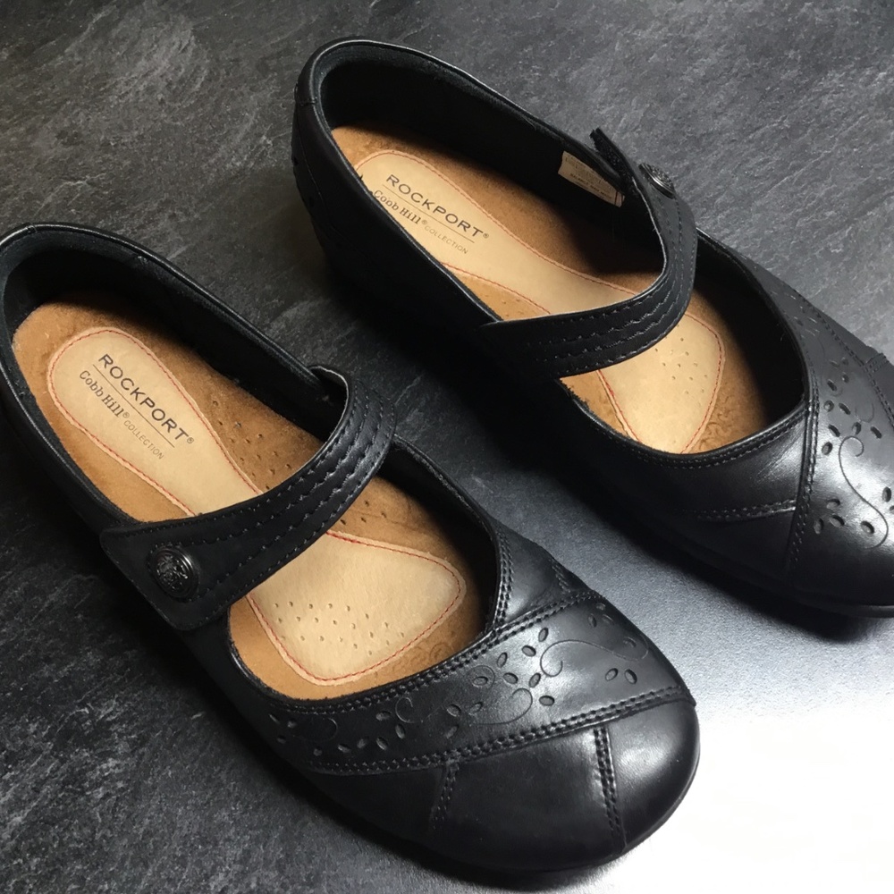 Rockport Women's Petra Mary Jane style shoes, EUC